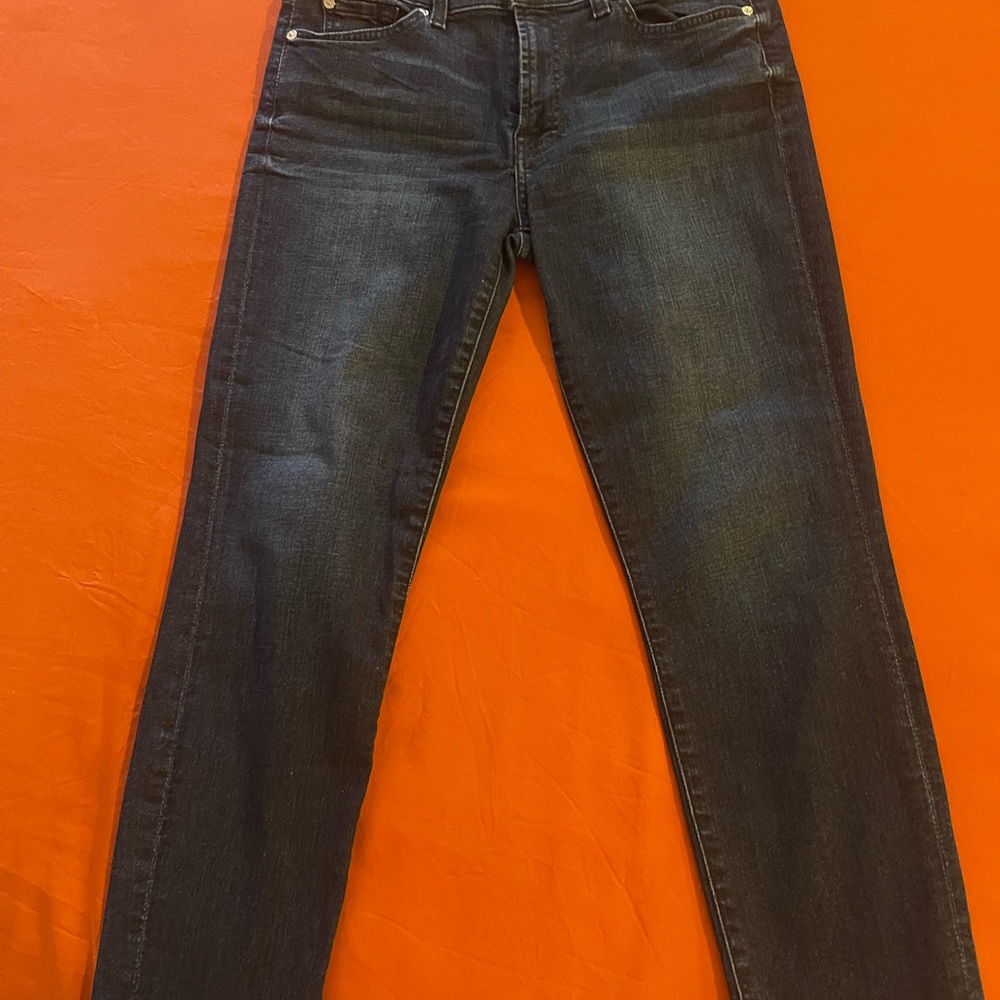 7 For All Mankind Men's Deep Indigo Jeans